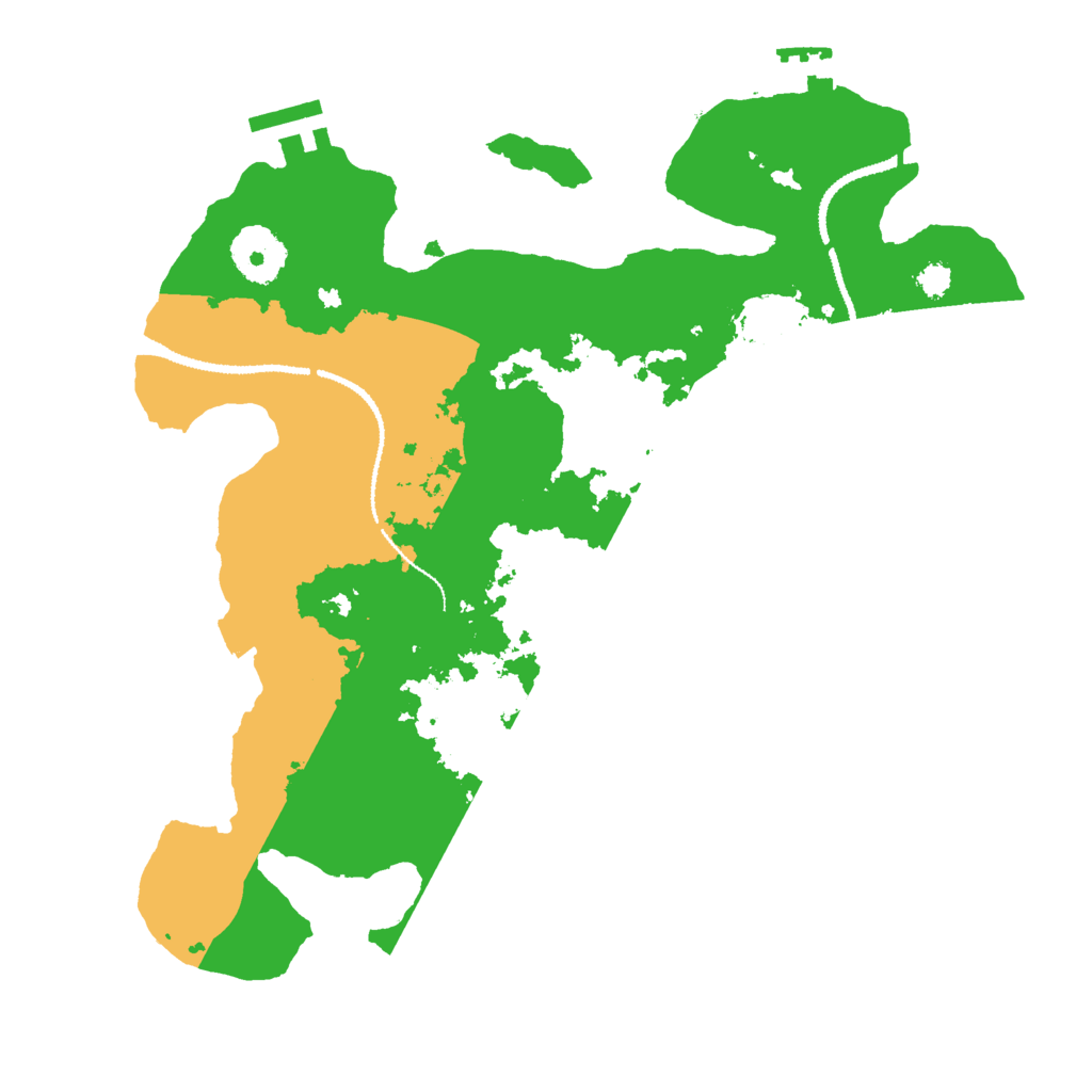 Biome Rust Map: Procedural Map, Size: 3000, Seed: 78521255