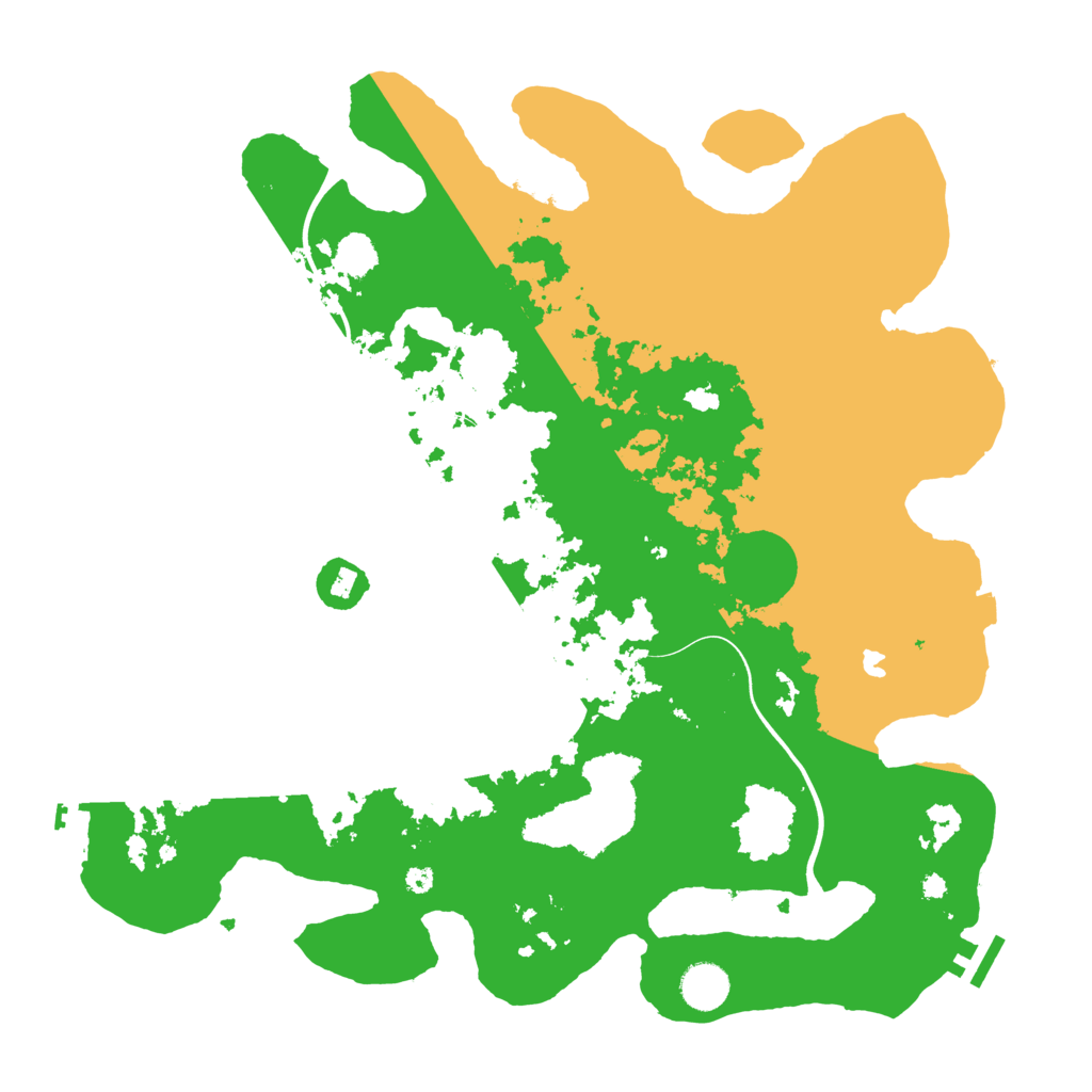 Biome Rust Map: Procedural Map, Size: 4000, Seed: 20189