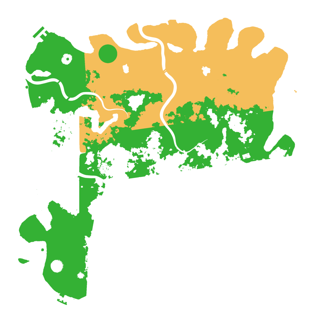 Biome Rust Map: Procedural Map, Size: 4500, Seed: 897