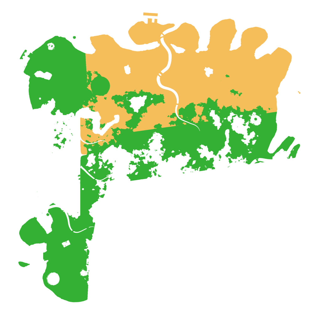 Biome Rust Map: Procedural Map, Size: 4500, Seed: 897
