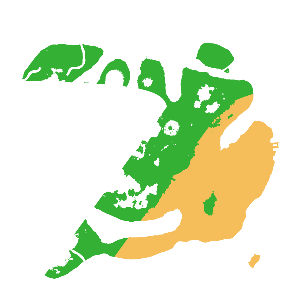 Biome Rust Map: Procedural Map, Size: 3000, Seed: 233423