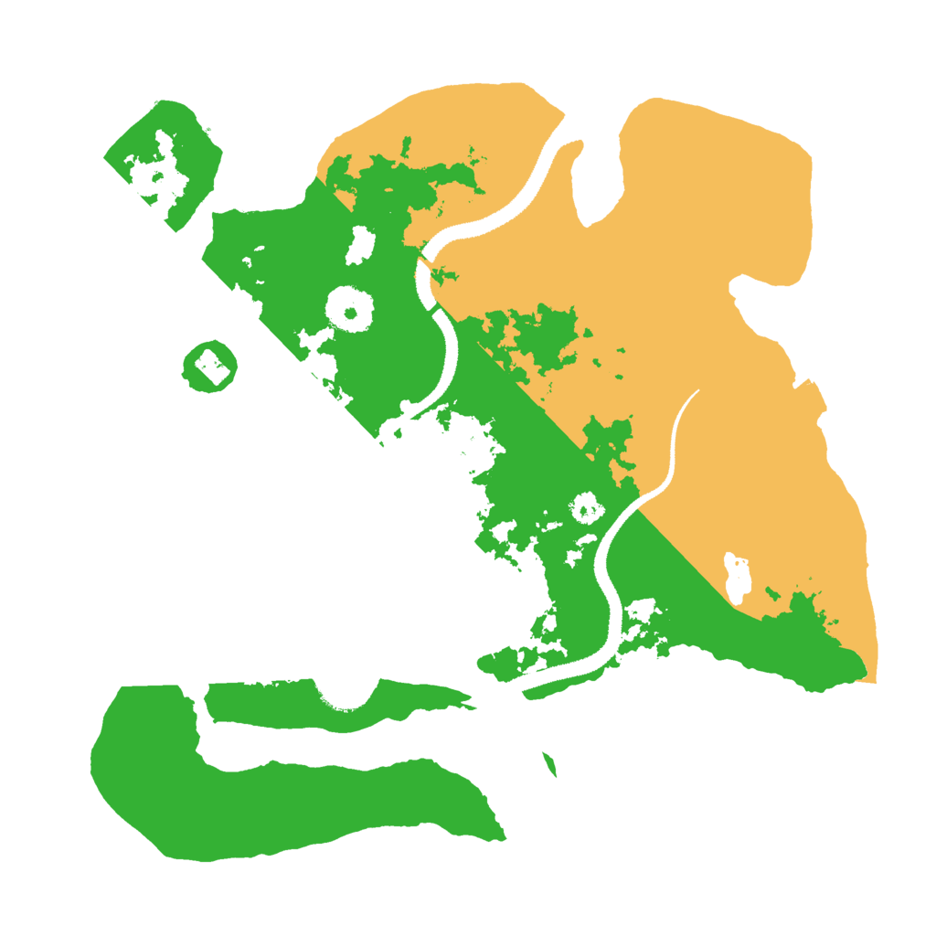 Biome Rust Map: Procedural Map, Size: 3000, Seed: 1118833727