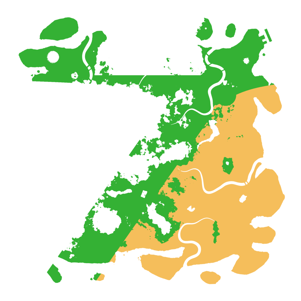 Biome Rust Map: Procedural Map, Size: 4500, Seed: 259520675