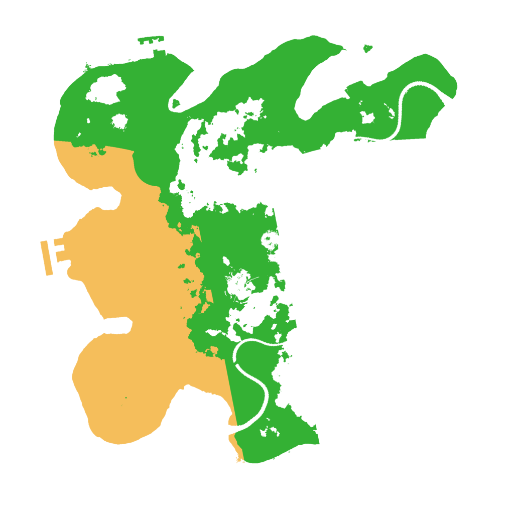 Biome Rust Map: Procedural Map, Size: 3000, Seed: 1773971733
