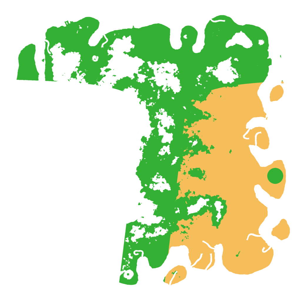Biome Rust Map: Procedural Map, Size: 5000, Seed: 2801