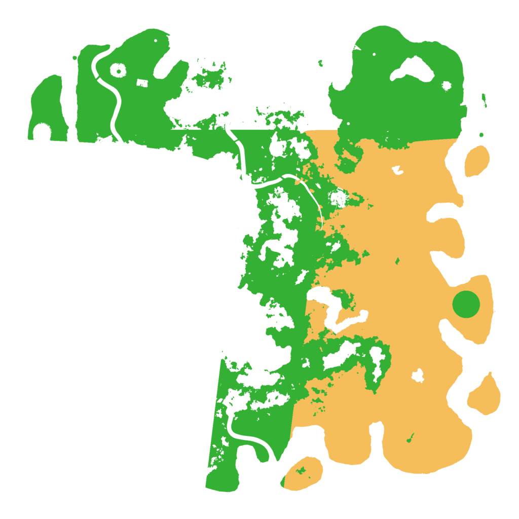Biome Rust Map: Procedural Map, Size: 5000, Seed: 2801