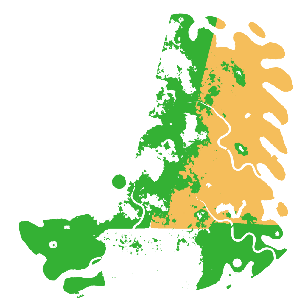 Biome Rust Map: Procedural Map, Size: 6000, Seed: 895