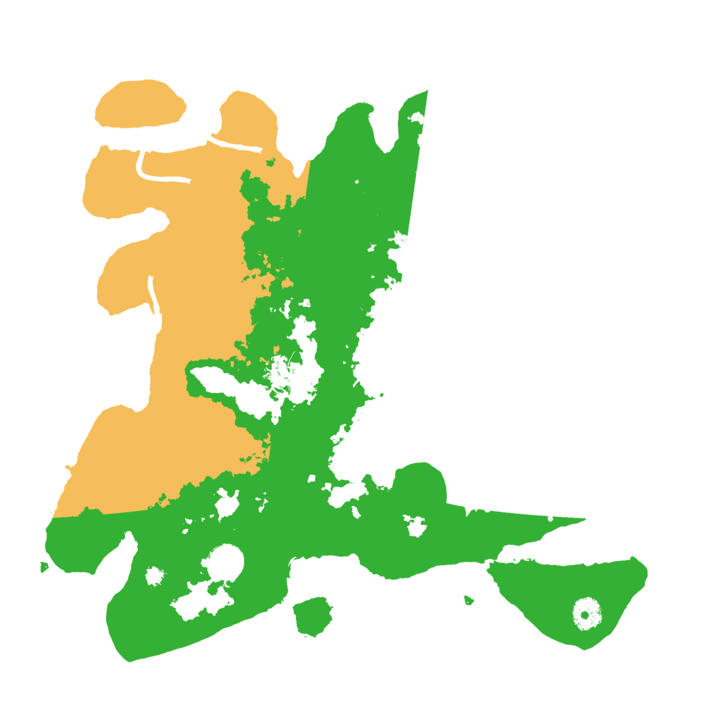 Biome Rust Map: Procedural Map, Size: 3500, Seed: 2968147