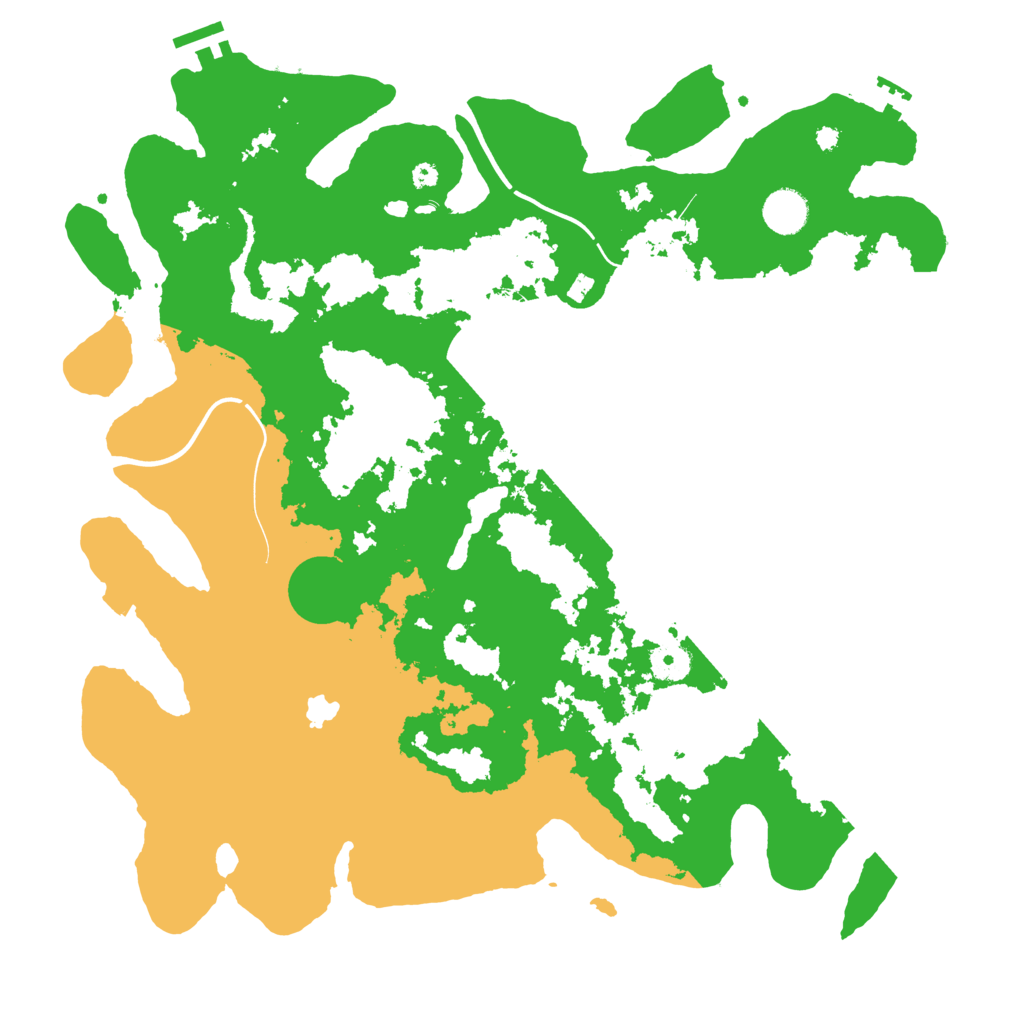 Biome Rust Map: Procedural Map, Size: 4000, Seed: 624458