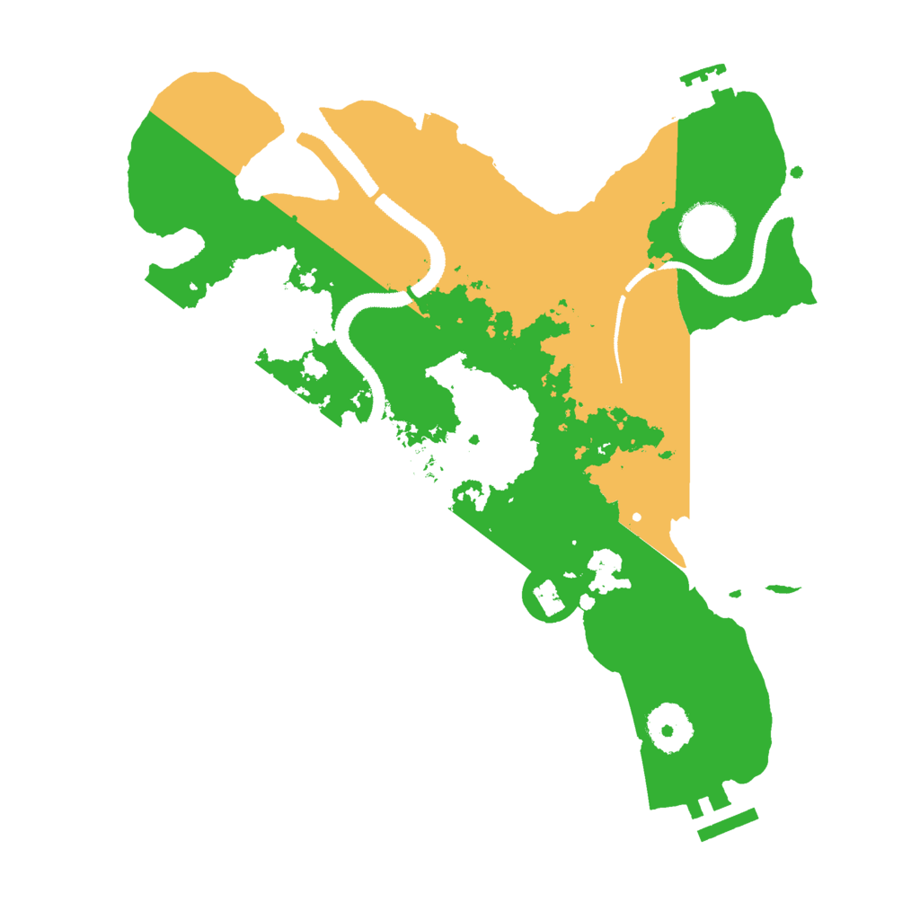 Biome Rust Map: Procedural Map, Size: 3000, Seed: 467463885