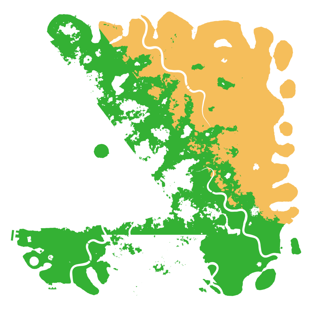 Biome Rust Map: Procedural Map, Size: 6000, Seed: 1349493270