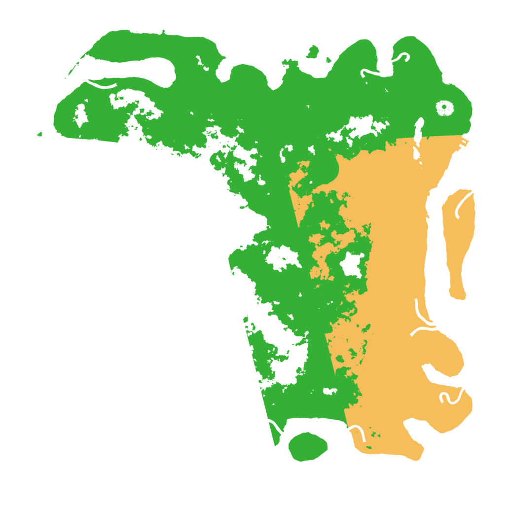 Biome Rust Map: Procedural Map, Size: 4500, Seed: 543754