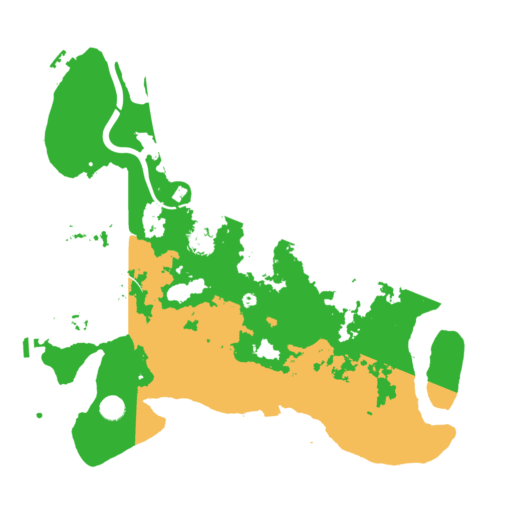 Biome Rust Map: Procedural Map, Size: 3600, Seed: 914804413