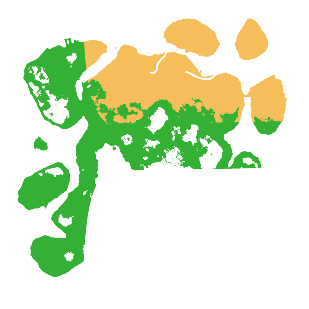 Biome Rust Map: Procedural Map, Size: 3000, Seed: 53536242