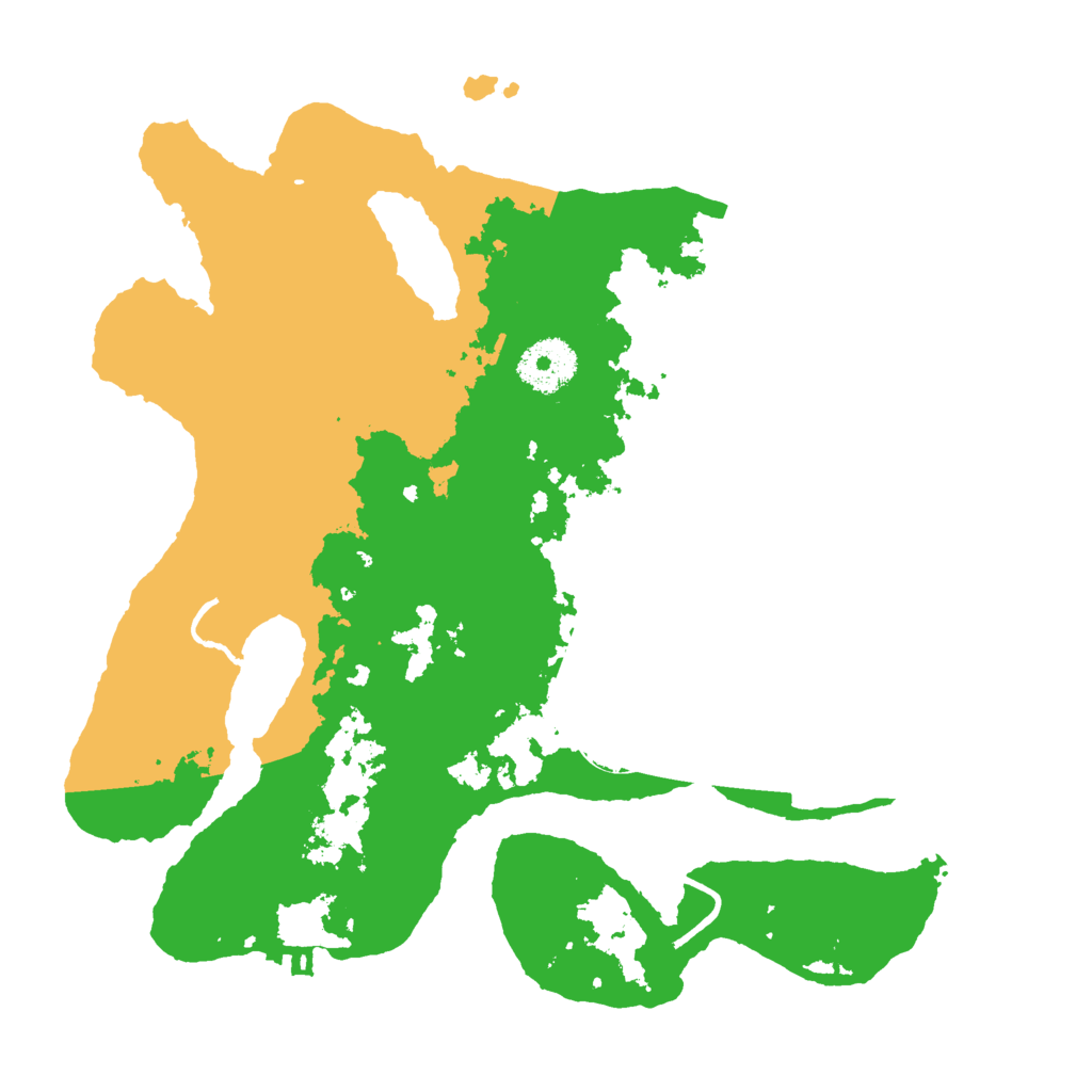 Biome Rust Map: Procedural Map, Size: 3000, Seed: 835633