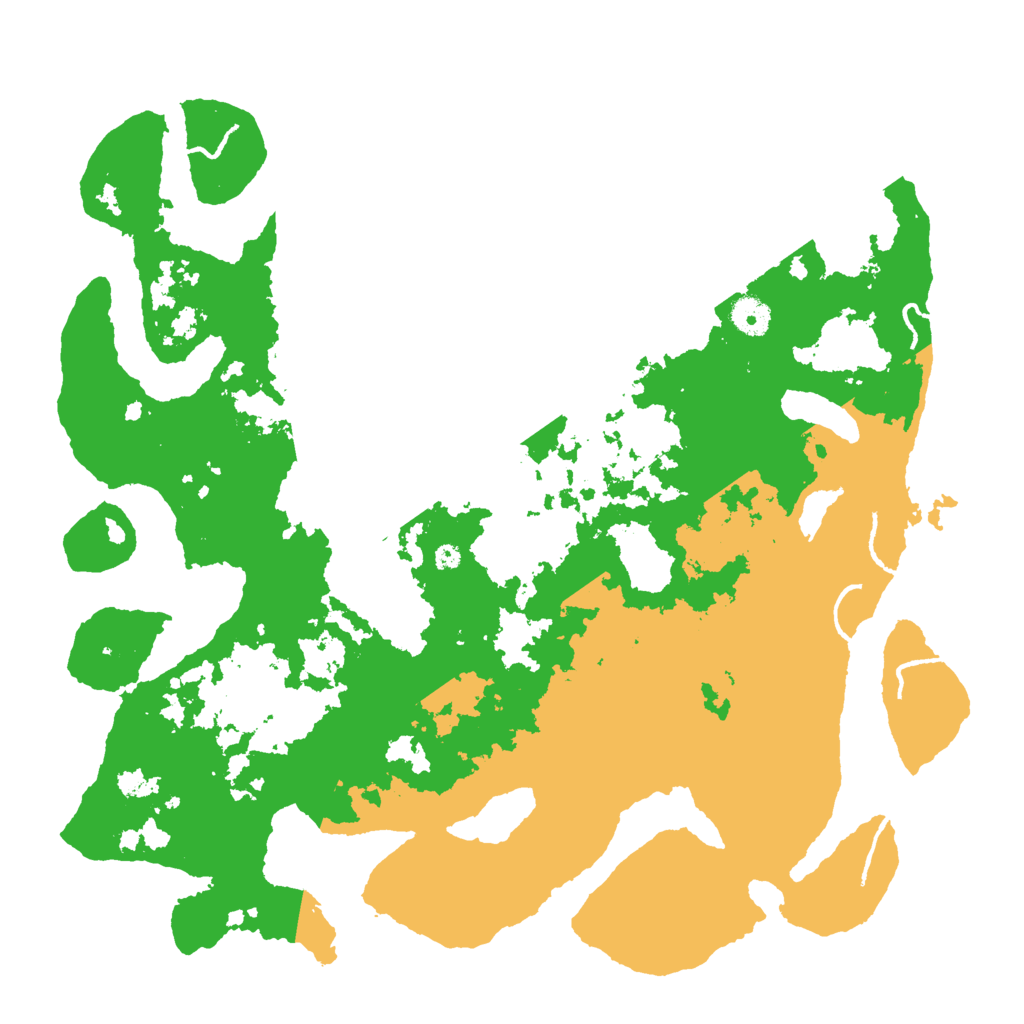 Biome Rust Map: Procedural Map, Size: 4100, Seed: 651156