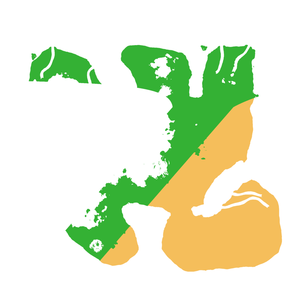 Biome Rust Map: Procedural Map, Size: 2500, Seed: 663177891