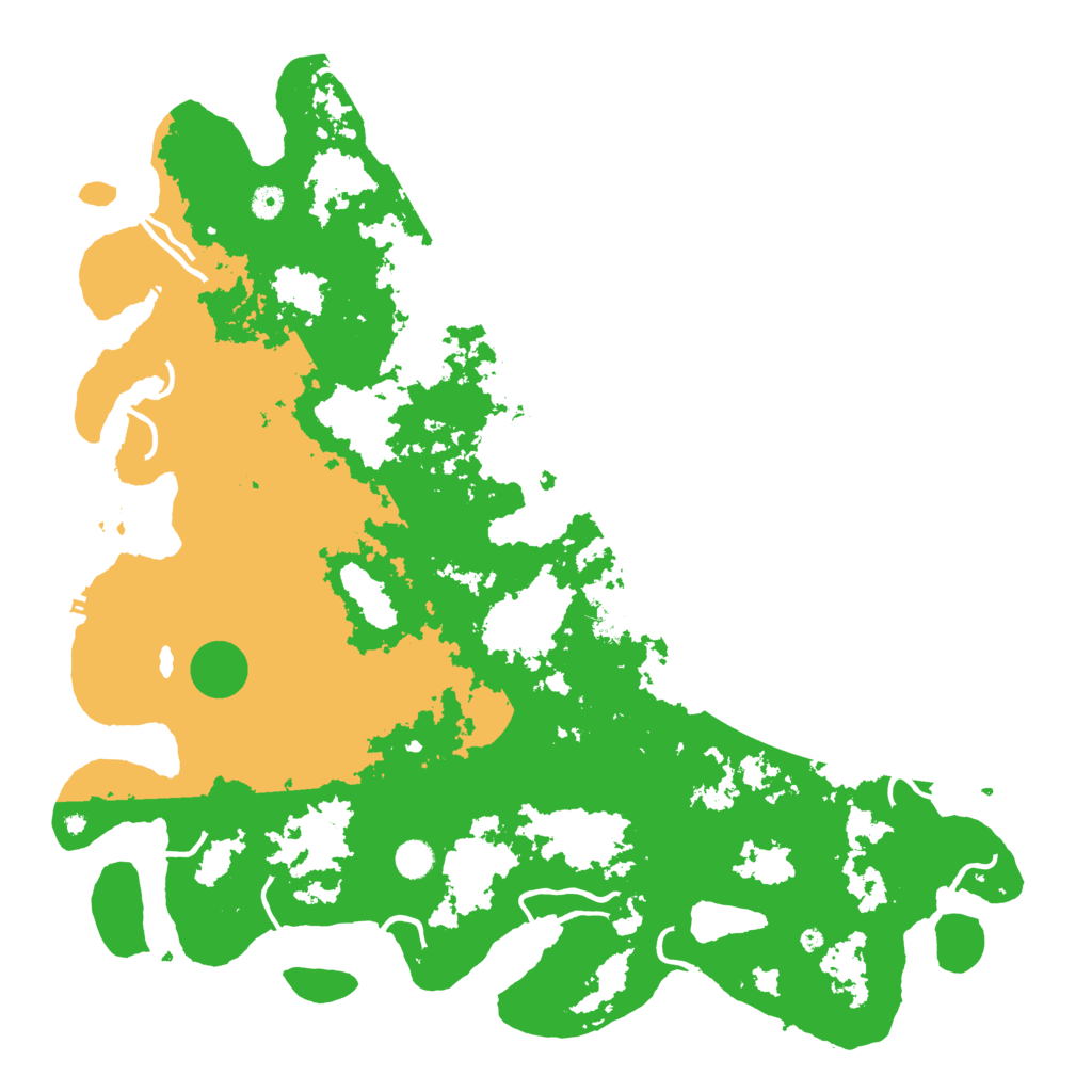 Biome Rust Map: Procedural Map, Size: 5000, Seed: 854278