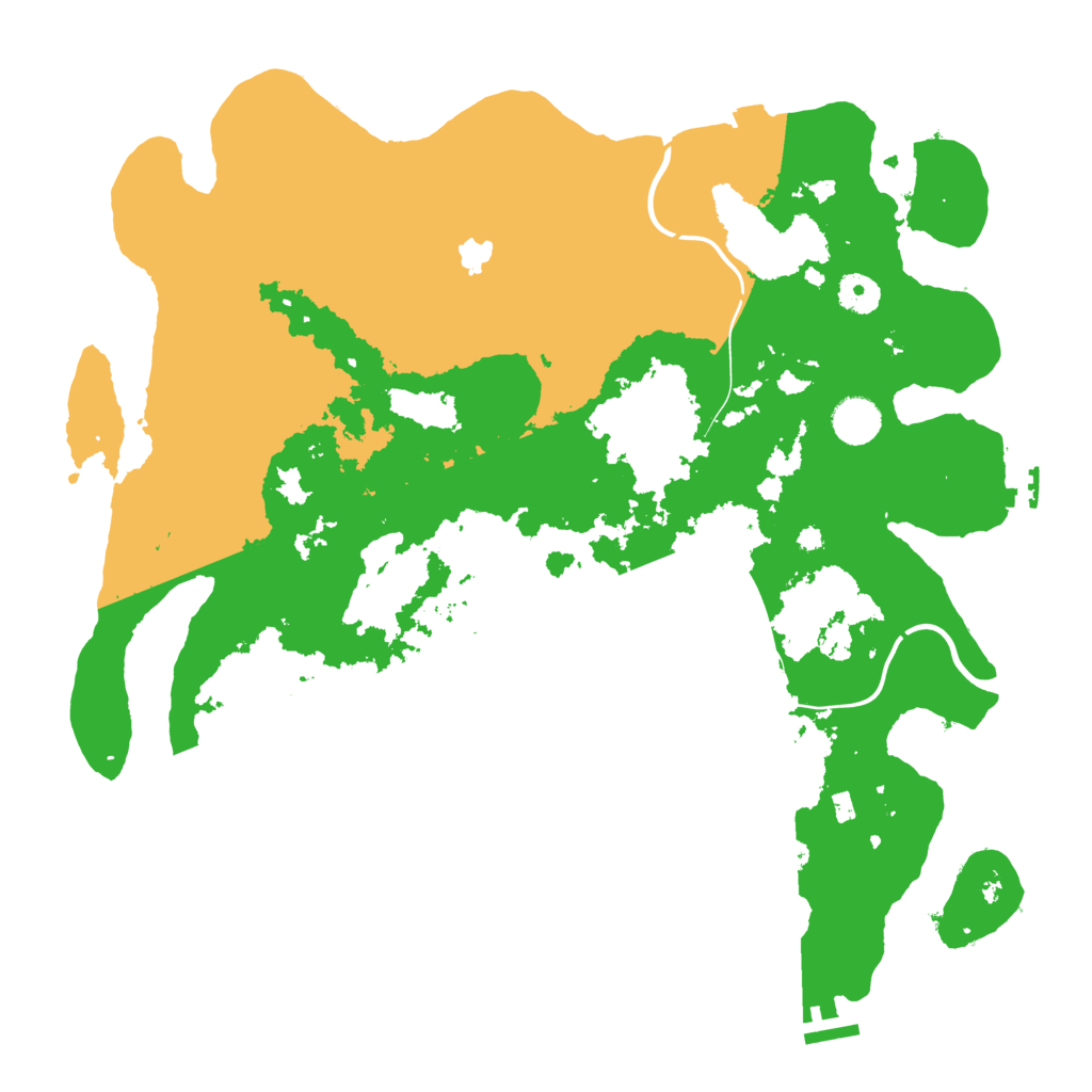 Biome Rust Map: Procedural Map, Size: 4000, Seed: 2887
