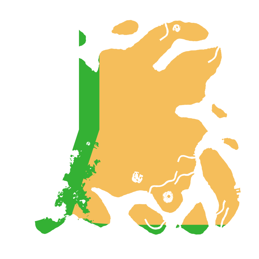 Biome Rust Map: Procedural Map, Size: 3500, Seed: 534754
