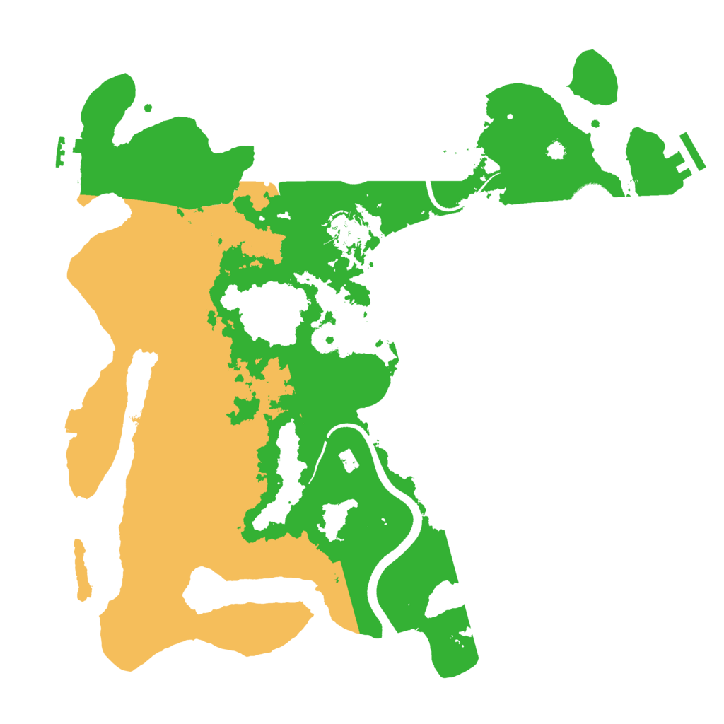 Biome Rust Map: Procedural Map, Size: 3600, Seed: 245
