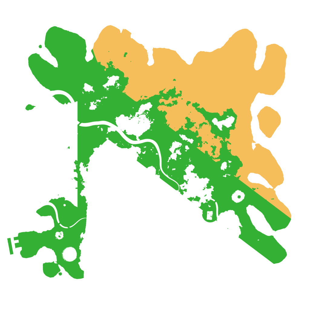 Biome Rust Map: Procedural Map, Size: 3800, Seed: 318