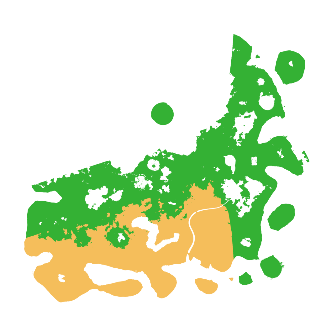 Biome Rust Map: Procedural Map, Size: 4000, Seed: 49652