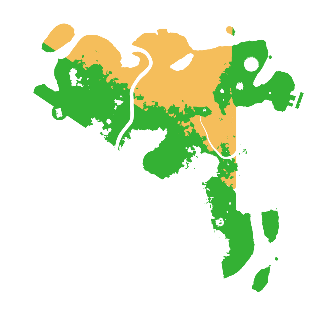 Biome Rust Map: Procedural Map, Size: 3800, Seed: 145231028