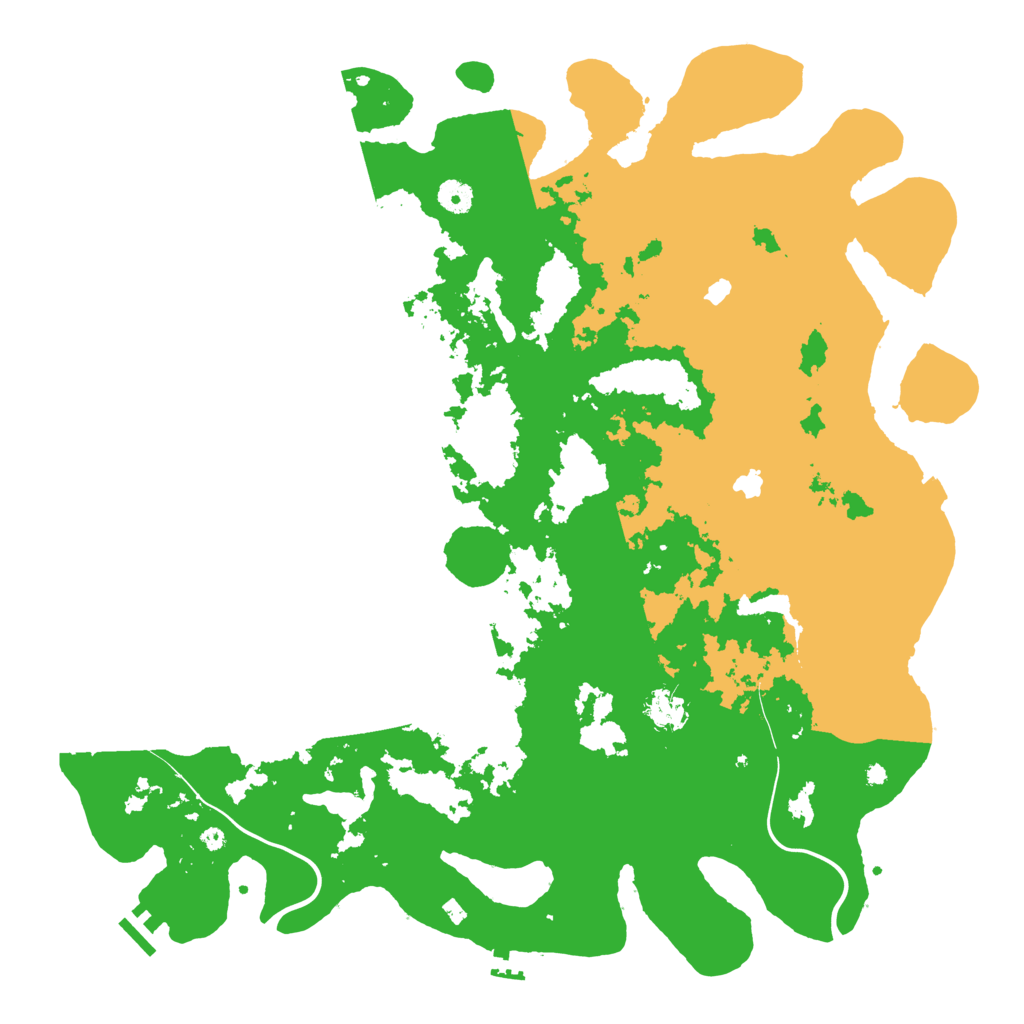 Biome Rust Map: Procedural Map, Size: 4500, Seed: 3985