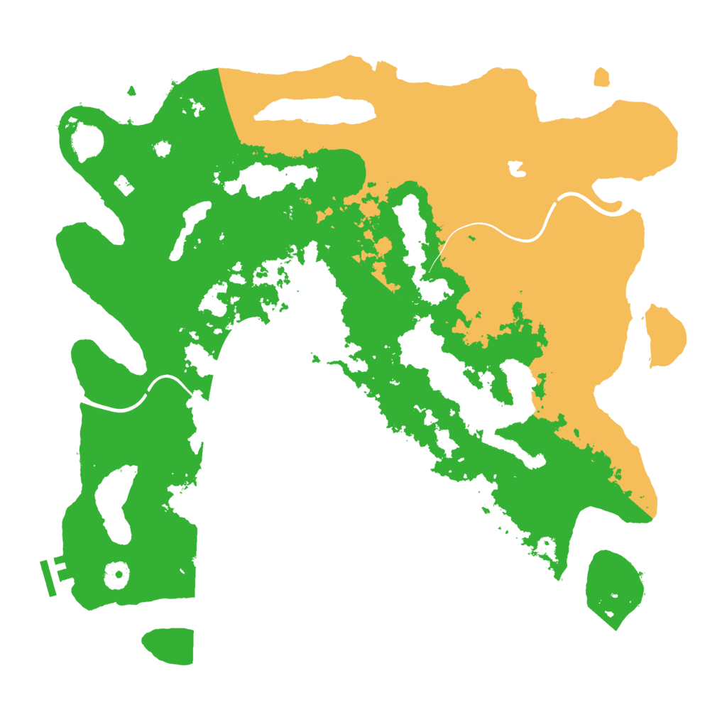 Biome Rust Map: Procedural Map, Size: 4000, Seed: 4022000