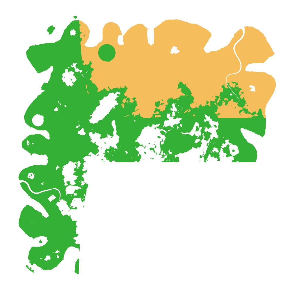 Biome Rust Map: Procedural Map, Size: 4500, Seed: 1774887722