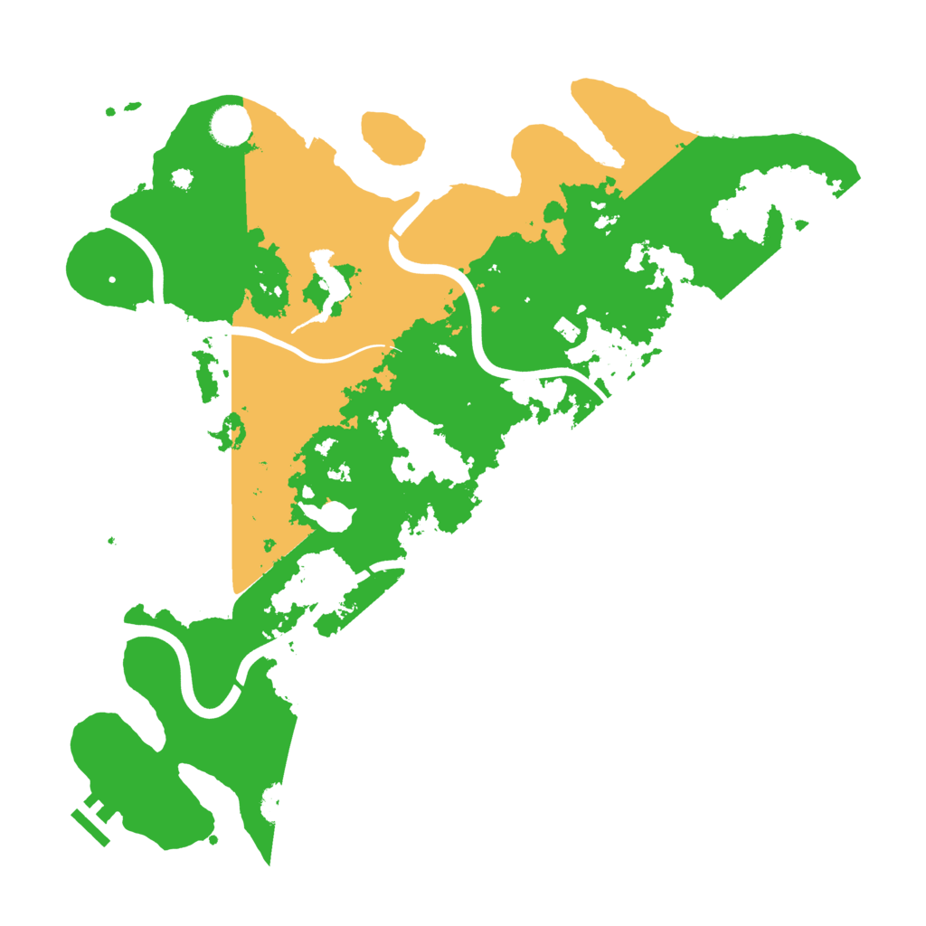 Biome Rust Map: Procedural Map, Size: 4000, Seed: 72599957