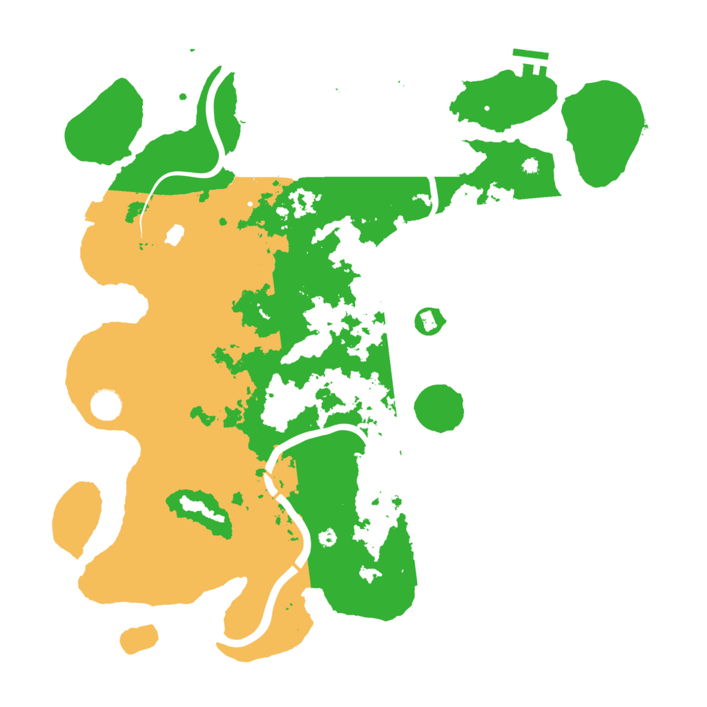 Biome Rust Map: Procedural Map, Size: 4000, Seed: 37774