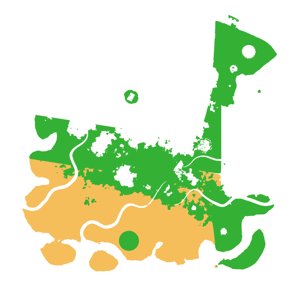 Biome Rust Map: Procedural Map, Size: 3900, Seed: 192837465