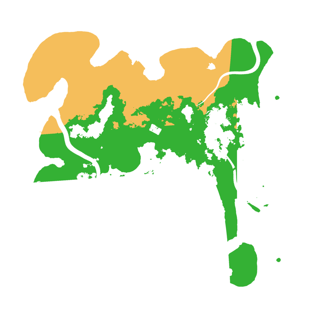 Biome Rust Map: Procedural Map, Size: 3000, Seed: 875094200