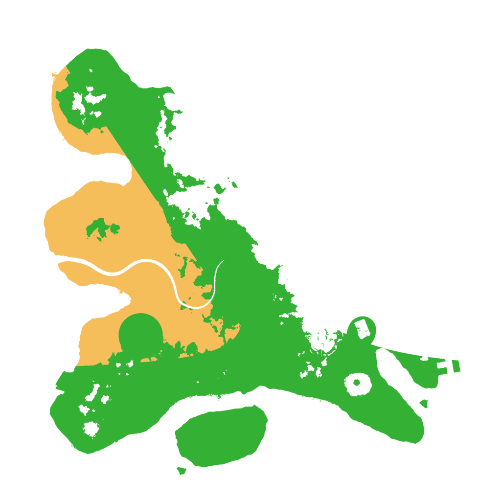 Biome Rust Map: Procedural Map, Size: 3000, Seed: 854409252