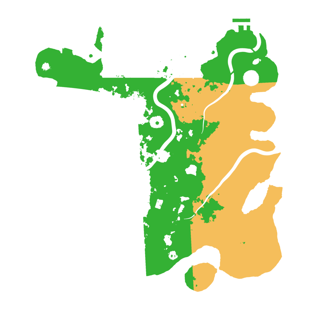 Biome Rust Map: Procedural Map, Size: 3550, Seed: 682740