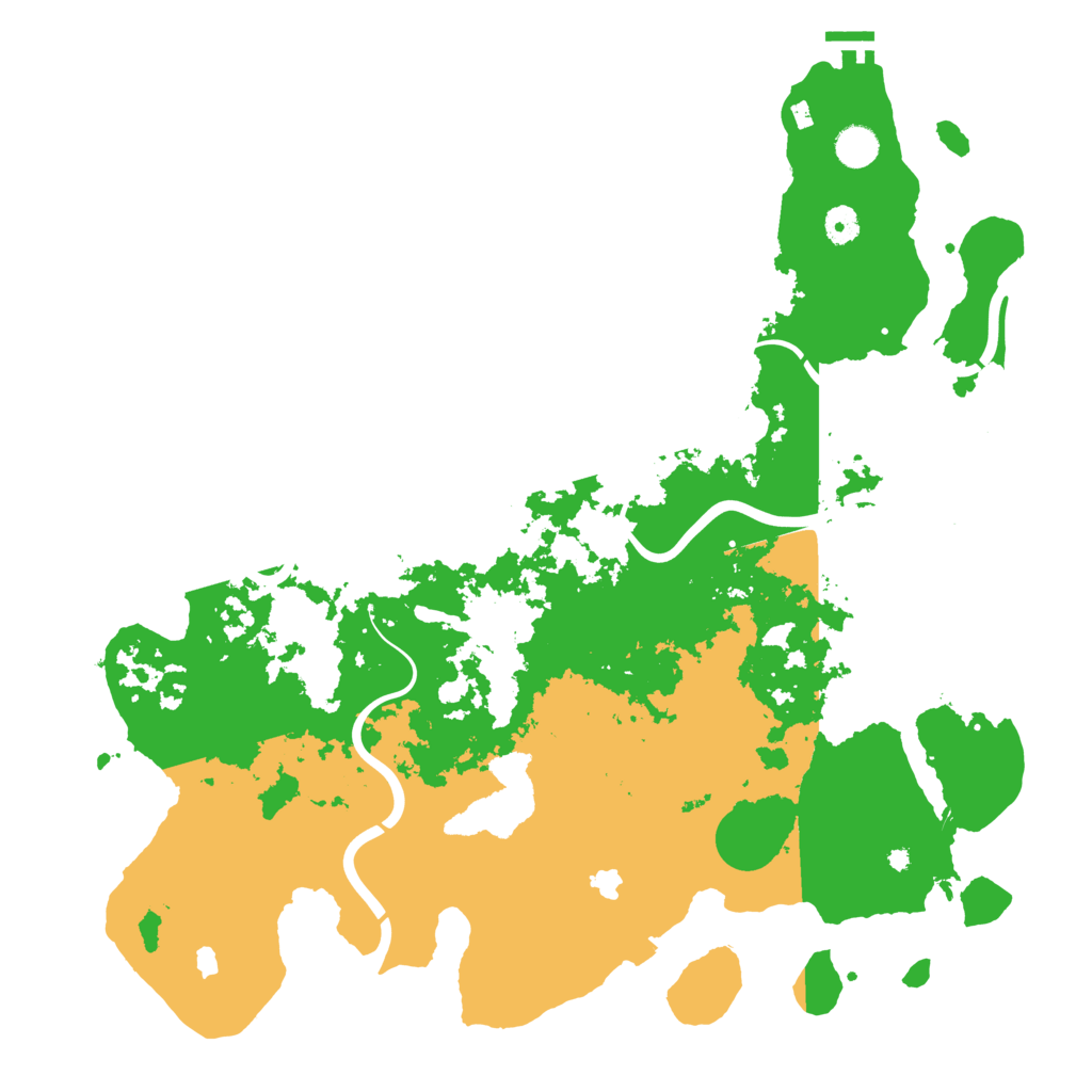 Biome Rust Map: Procedural Map, Size: 4500, Seed: 3768534