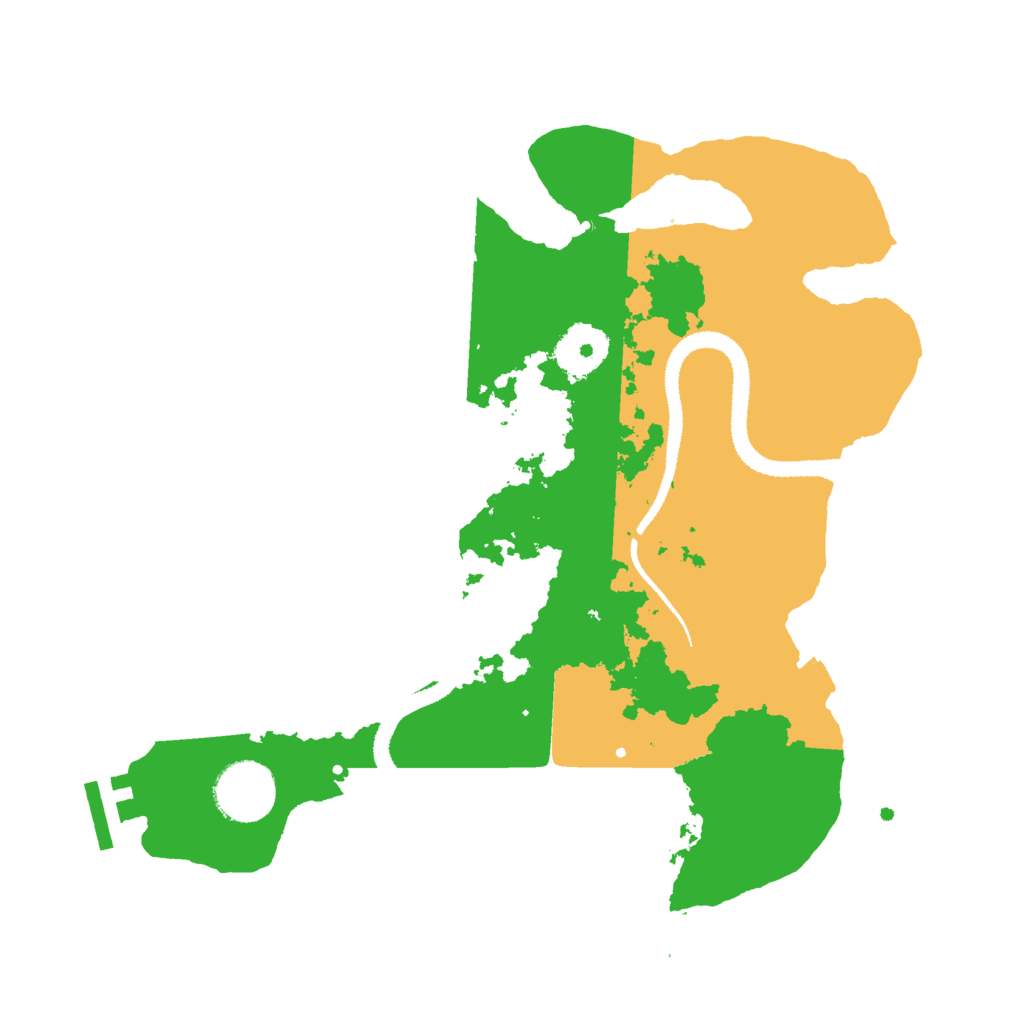 Biome Rust Map: Procedural Map, Size: 3000, Seed: 762568495