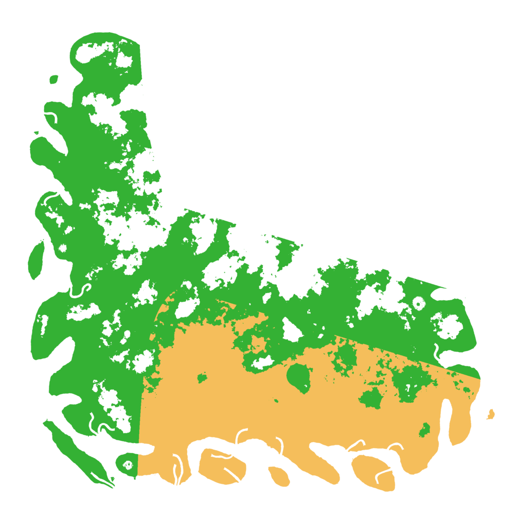 Biome Rust Map: Procedural Map, Size: 6000, Seed: 134212708