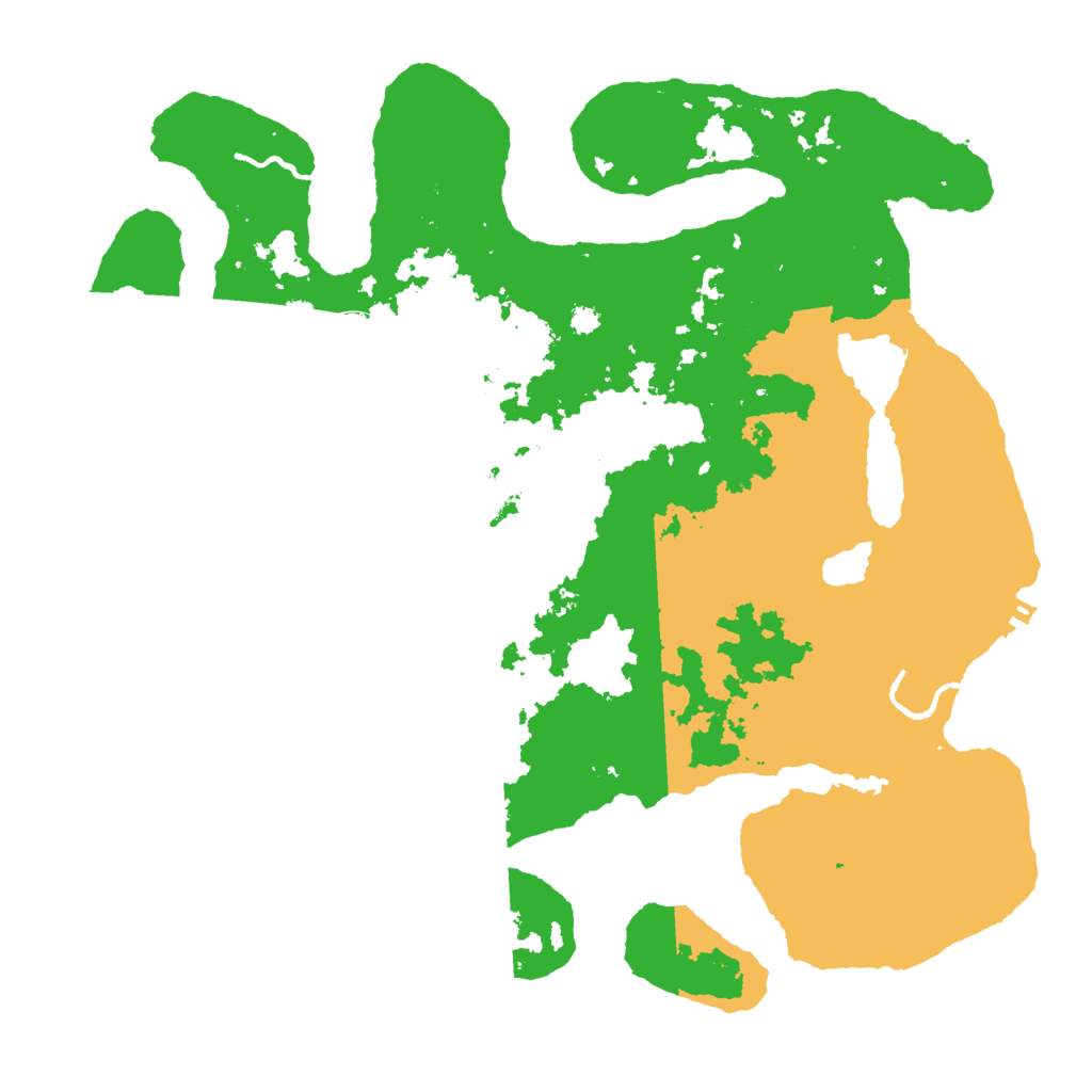 Biome Rust Map: Procedural Map, Size: 3500, Seed: 1567510281