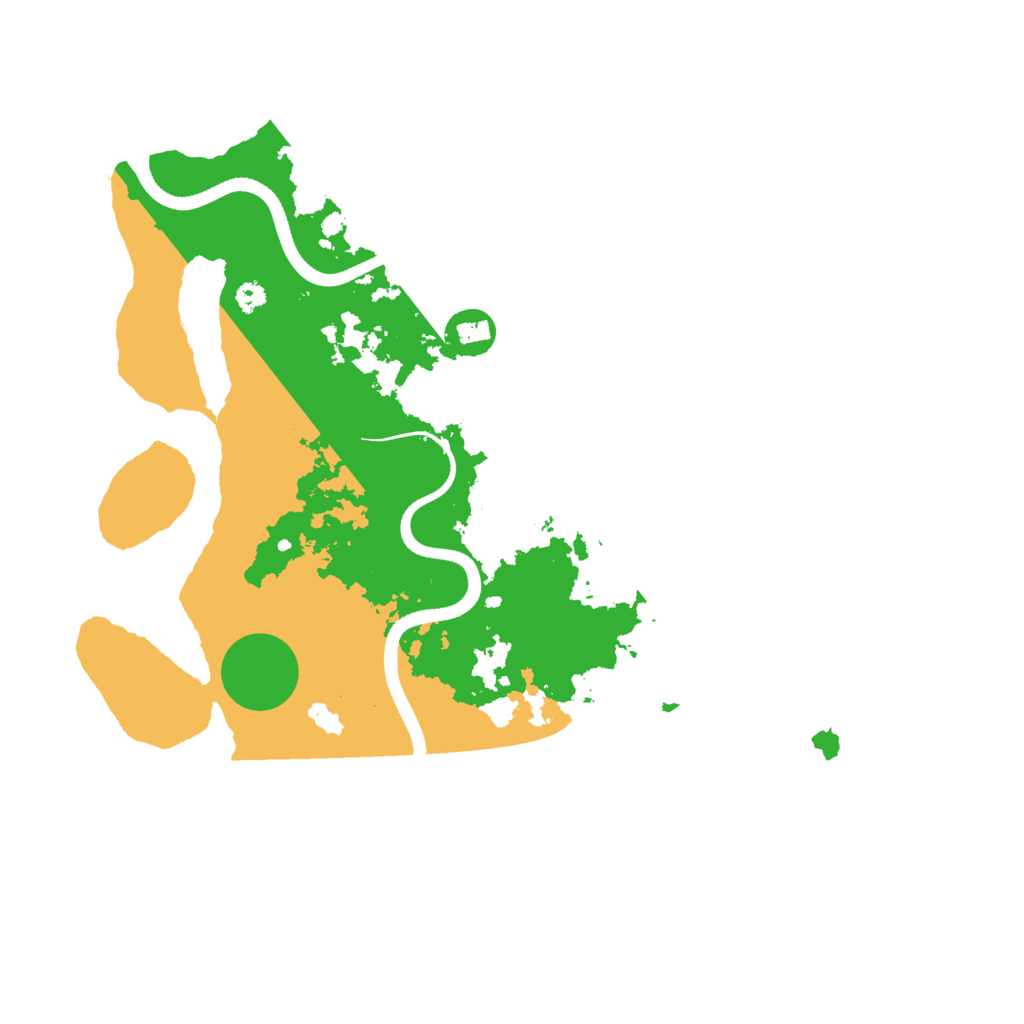 Biome Rust Map: Procedural Map, Size: 3500, Seed: 100014810