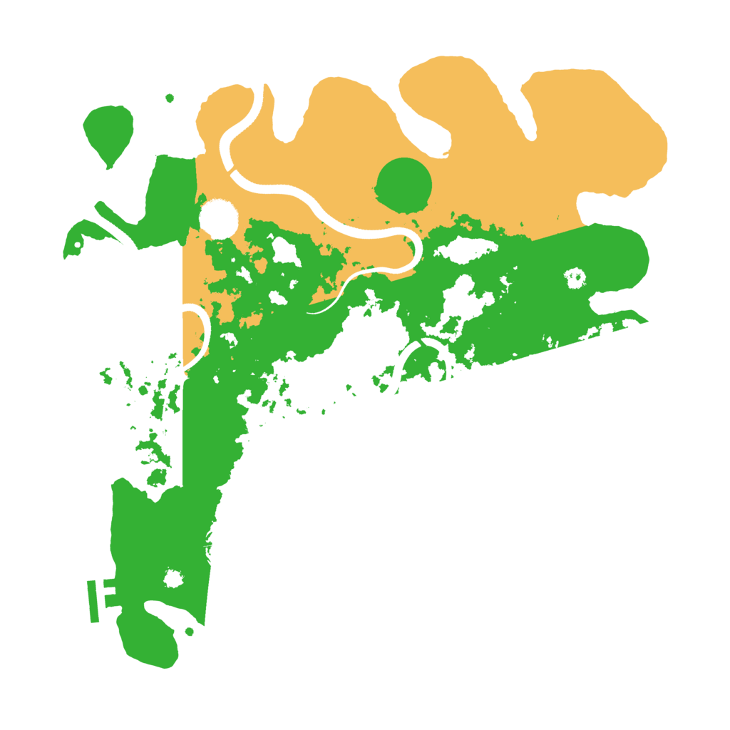 Biome Rust Map: Procedural Map, Size: 3500, Seed: 1586668800
