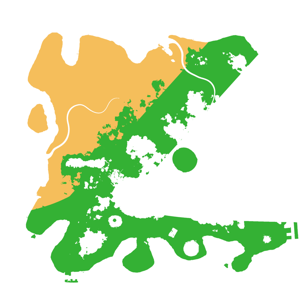 Biome Rust Map: Procedural Map, Size: 3500, Seed: 2042021