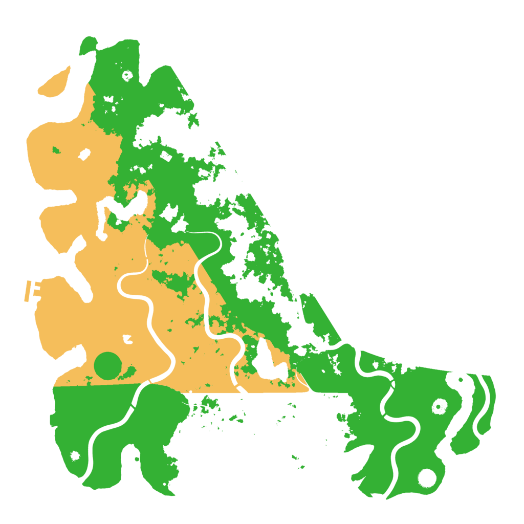 Biome Rust Map: Procedural Map, Size: 5000, Seed: 1115763281