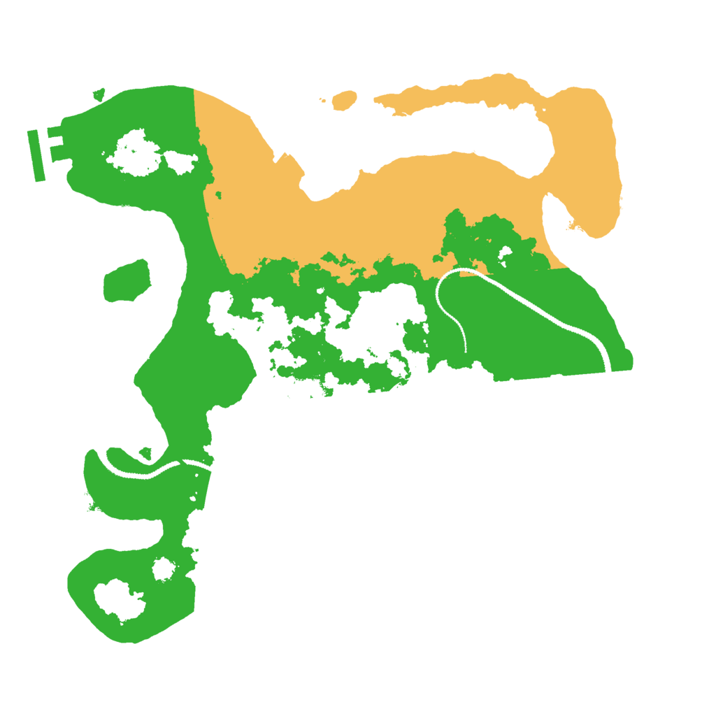 Biome Rust Map: Procedural Map, Size: 2800, Seed: 80453