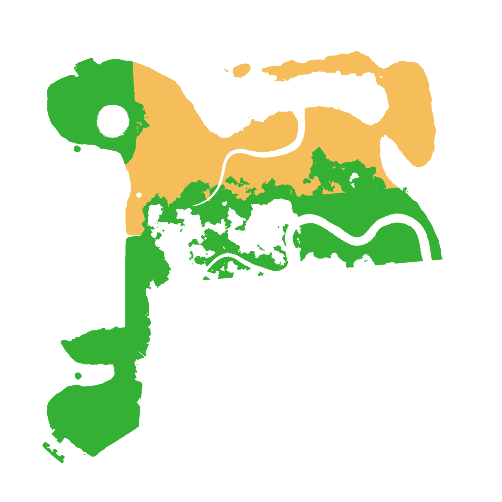 Biome Rust Map: Procedural Map, Size: 2800, Seed: 80453