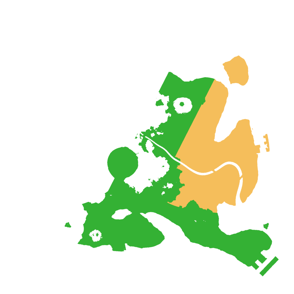 Biome Rust Map: Procedural Map, Size: 2537, Seed: 42