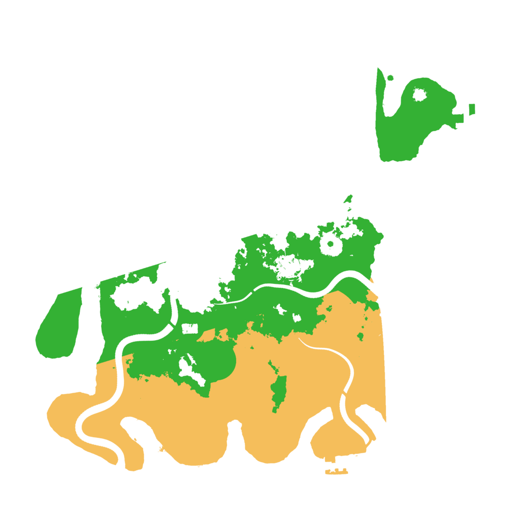 Biome Rust Map: Procedural Map, Size: 3500, Seed: 1535734795