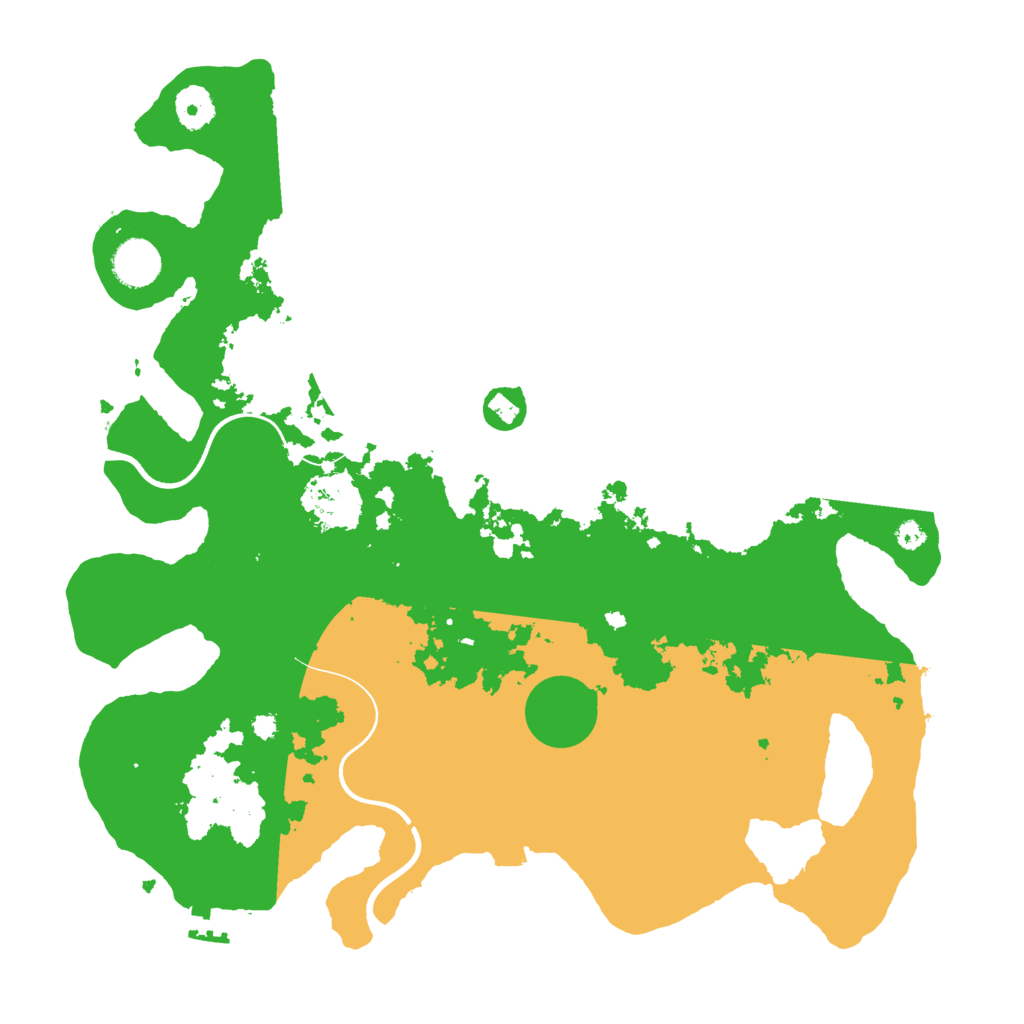 Biome Rust Map: Procedural Map, Size: 3750, Seed: 398045735